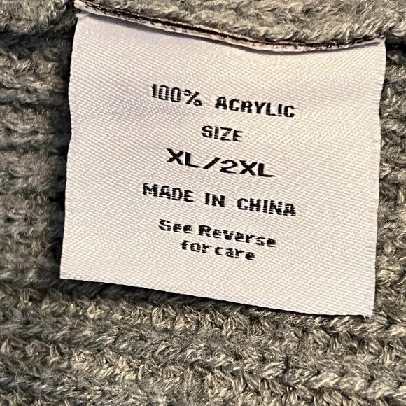 The Beach People Dark Gray Cardigan Size XL/2XL - Picture 5 of 5